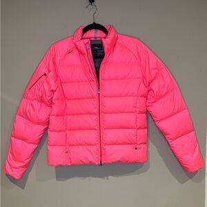 NWT Ralph Lauren RLX Hot Pink Puffer Jacket Women’s Size Medium
